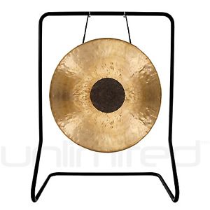 26” Chocolate Drop Gong on UFIP Molto Bella Gong Stand with Mallet