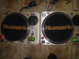 NUMARK PRO TT  DiRECT DRIVE TURNTABLES WITH ORTOFON CONCORD STYLUS (PAIR)