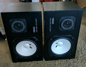 Yamaha ns-10m studio speakers matching serials w/ yamaha a100a  amplifier rare