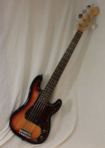 Fender American Standard Precision Bass V - 3-Color Sunburst (2014)