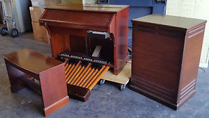 1959 Hammond C3 Organ Leslie 122 Tube Speaker Rhythm II Super Clean