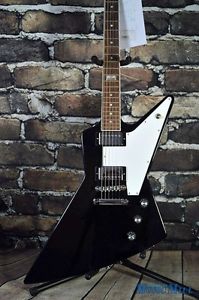 2014 Gibson Explorer 120 Anniversary Model Ebony Electric Guitar w/OHSC