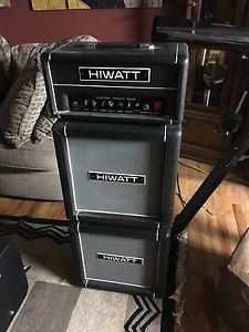 VINTAGE HIWATT GUITAR 40W AMPLIFIER HIWATT-20HD WITH TWO CABINETS 10" SPEAKERS