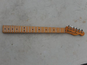 1951 Fender No Caster Telecaster Neck - TG 9/10/51 - Factory Refinish 1960's