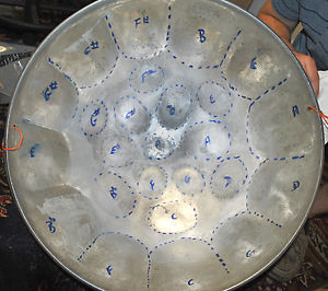 UNIQUE Full Sized steel drum pan with low A - Lead - tenor - Chrome Plated