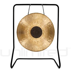 28” Chocolate Drop Gong on UFIP Molto Bella Gong Stand with Mallet