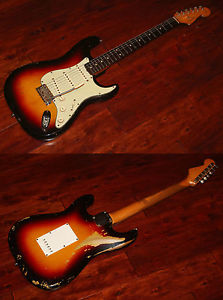 1961 Fender Stratocaster, Slab Board