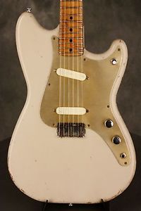 original 1959 Fender DUO SONIC Desert Sand w/repaired neck