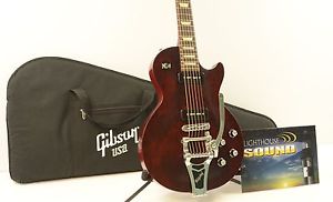 2013 Gibson Les Paul Studio 50's Tribute Electric Guitar - Wine Red w/ Bigsby