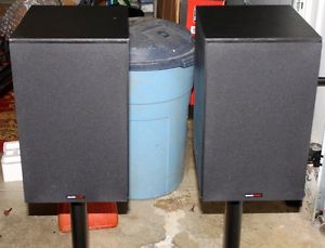 Dynaudio Acoustics BM15 Speakers, Pair, passive with Dynaudio stands.