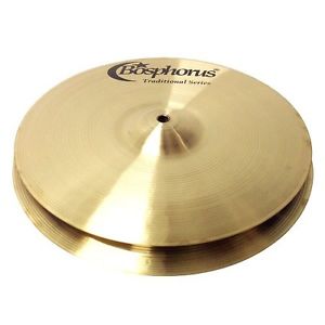 Bosphorus Cymbals T15HC 15-Inch Traditional Series Hihat Cymbals Pair