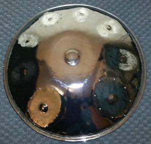 Handpan Caisa "OM" Chrome Nr.137 inkl. Tasche ca. 58cm