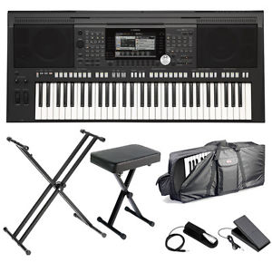 Yamaha PSR-S970 Arranger Workstation, Bag,X Stand, X Bench, V/P, S/P
