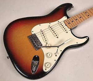 1971 Sunburst Fender Stratocaster with Maple Neck & Original Case! Jimi Hendrix!