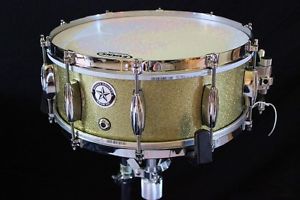 Bucks County Drum Co 5.5 x 14 snare w/exotic shell, Trick throw, & German wires