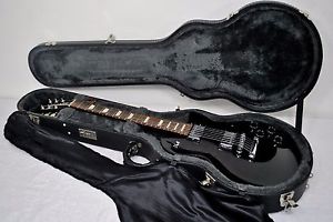 2004 Gibson Les Paul Studio Electric Guitar Black USA w/ Case RH 6-String