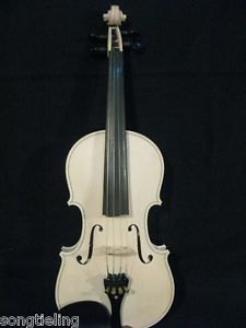 4pcs strad style SONG Brand white unfinishe violin 4/4,sweet tone #7042