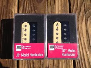 NEW Seymour Duncan SH-4 JB SH-1N 59 Model ZEBRA 4 Conductor Humbucker Pickup Set