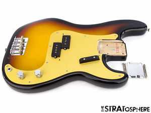 Fender Vintage USA 58 P BASS LOADED BODY American Precision 3 Color Sunburst