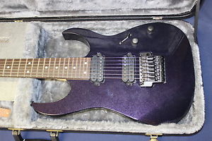 MINT 2004 Ibanez Prestige RG 1570 7 String BEAUTIFUL Electric Purple Sparkles!