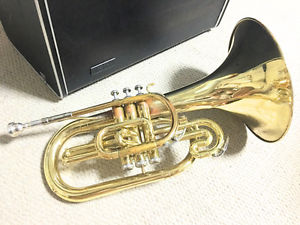 YAMAHA YMP-201M mellophone marching alto horn Used Horn  w/ Hard case