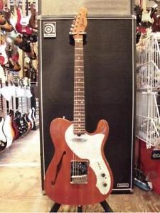 Exc Japan electric guitar Thinline Telecaster Type Natural Teisco