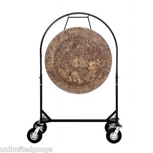 36" Atlantis Gong on Corps Design Marching Band Gong Stand with Mallet