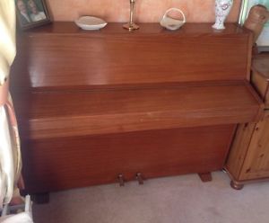 Zender 7 Octave SMALL Upright Light Oak Wooden Piano & Stool