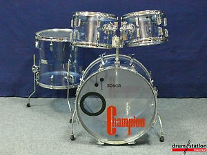 Sonor Champion Blue Acryl 70er Vintage Shellset  -  22,12,13,16"