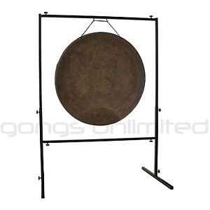 36" Atlantis Gong on the Rambo Rimbaud Gong Stand with Mallet