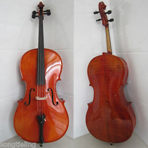 Strad style SONG Brand Maestro 4/4 cello,huge and powerful sound #3
