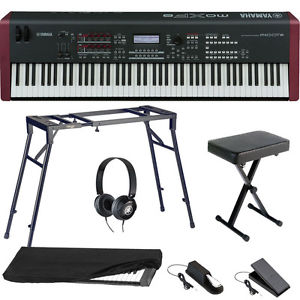 Yamaha MOXF8 Music Production Synthesizer, Stand, X Bench, D/C, H/P, V/P, S/P