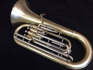 KING 2280 Satin Brass Finished Bb 4 Valve EUPHONIUM w/Used Case & New Mouthpiece