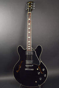 Gibson 1978 ES-335TD Black Refinish Electric Guitar w/HardCase Used #U276