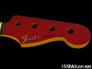 *Fender USA 50th Ann Jazz BASS NECK '62 American Candy Apple Nitro Block #589
