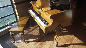 Elegant Schroeder & Sons Chicago Grand Piano with original bench c. 1910 - 1920