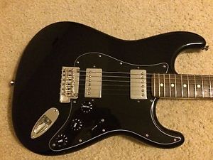 Fender American Standard Stratocaster HH 2015 Black with Case