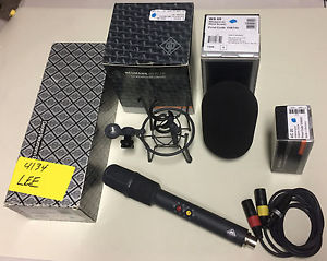Neumann USM 69 i MT Stereo Black Microphone Windscreen Adapter Cable Shock Mount