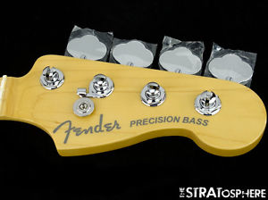 2016 Fender American Elite Precision P BASS NECK and TUNERS USA Compound Maple