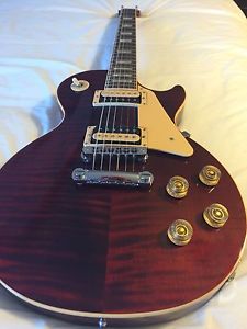 Rare Sammy Hagar Red Rocker Gibson Les Paul Standard Red Wine Van Halen