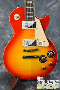 Epiphone Les Paul Standard PlusTop Pro Electric Guitar in Heritage Sunburst- 064