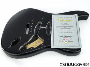 Fender USA Custom Shop Postmodern Journeyman Relic Stratocaster BODY Strat Black