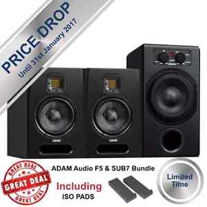 Adam F7 - 2 Way 7" Active Studio Monitors & SUB7 Bundle - LIMITED TIME