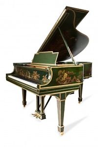 Steinway M Chinoserie Luxury Art Case Piano with PianoDisc IQ Player System!