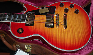 2014 Gibson Les Paul Custom Shop Killer Flametop! 60's Neck Unplayed! 9lbs SAVE!