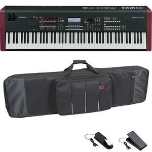 Yamaha MOXF8 Music Production Synthesizer With Keyboard Carrying Bag, FC4, FC7