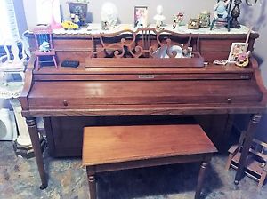 Baldwin Acrosonic Piano and Matching Stool