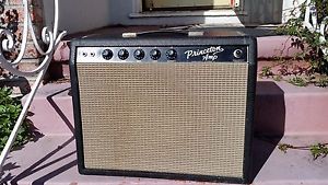 Vintage Fender BlackFace Princeton Non Reverb Amp 1965 Collector Condition