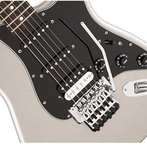 FENDER Standard Strat HSS Floyd Rose Rosewood Ghost Silver DEMO