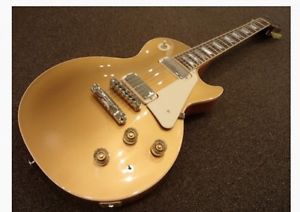 Gibson Les Paul Deluxe Metallic 2015 Gold Top w/hard case Free shipping #Q638